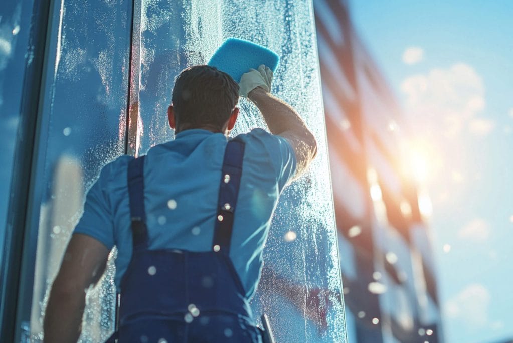 From Safety Gear to Water-Fed Poles: What Today's Window Washers Use on Commercial Buildings | Property Refresh Blog