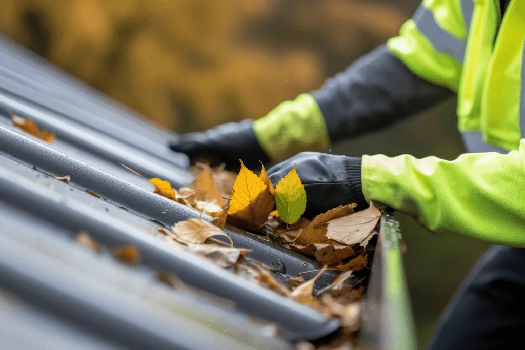 fall gutter cleaning