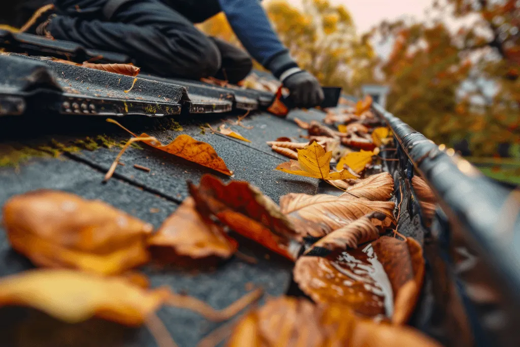 autumn gutter cleaning services