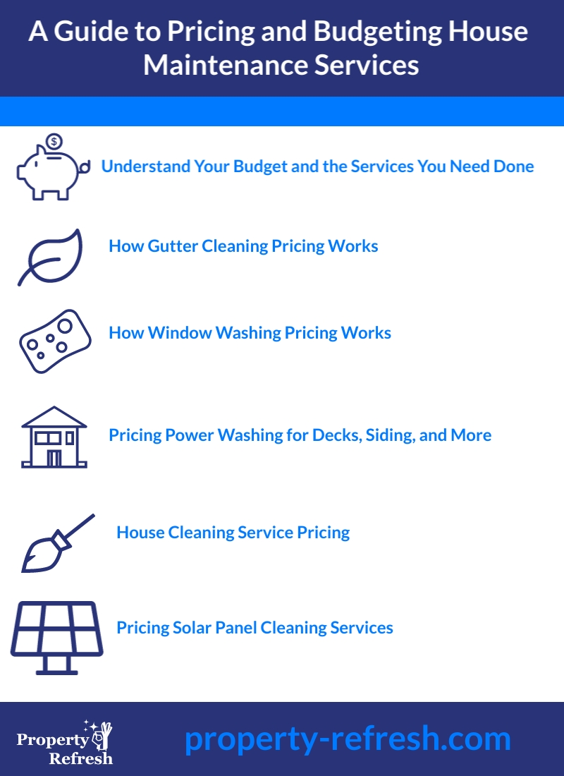 A Guide to Pricing and Budgeting House Maintenance Services
