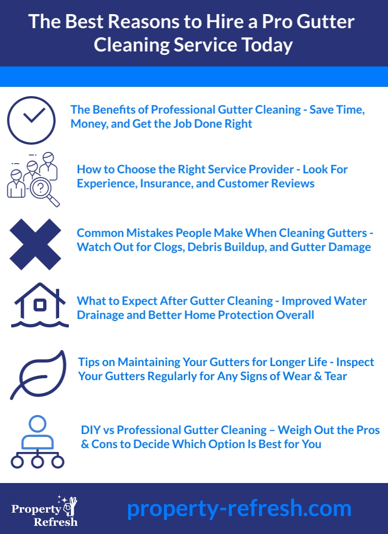 The Best Reasons to Hire a Pro Gutter Cleaning Service Today