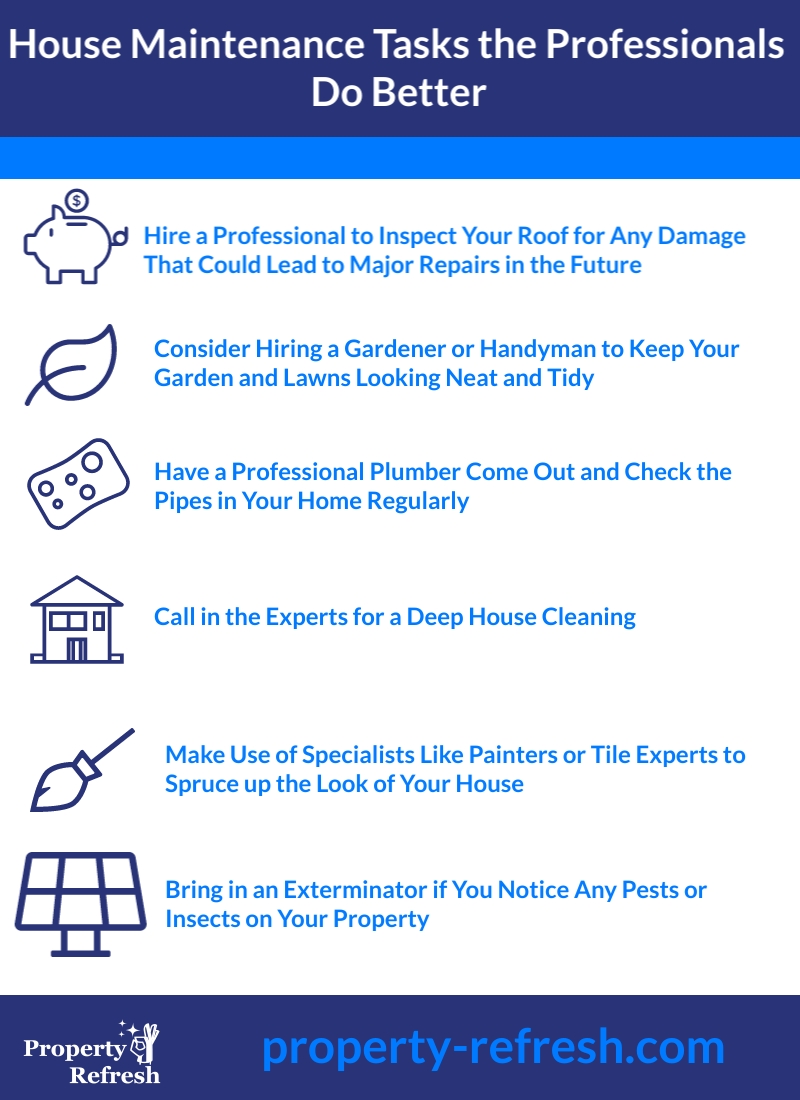 House Maintenance Tasks the Professionals Do Better